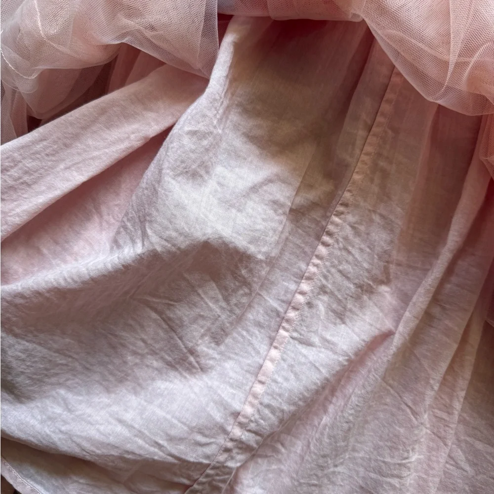 NWT Mini Boden Pink tulle dress with butterfly embroidery - Picture 6 of 6